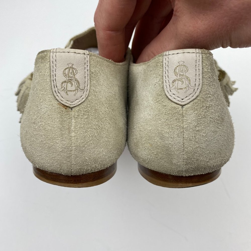 Anthro Office Angela Scott Mr. Holly Suede Loafers - Picture 6 of 7